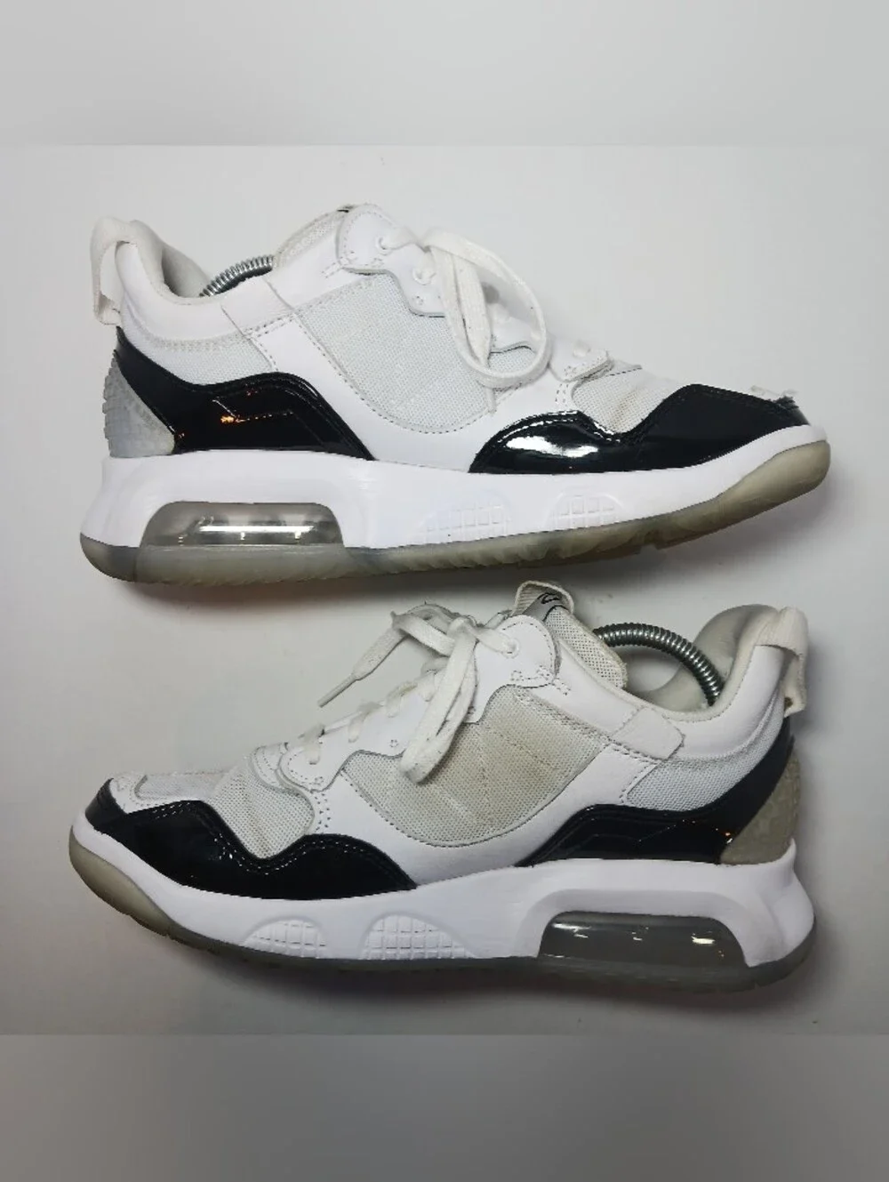 Nike Air Jordan MA2 Concord White Black Patent CV8122-105  Sneakers Mens Size 8